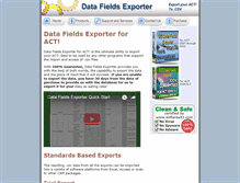 Tablet Screenshot of datafieldsexporter.com